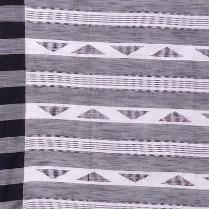 Piyari Fashion Handloom White Cotton Saree - Distacart