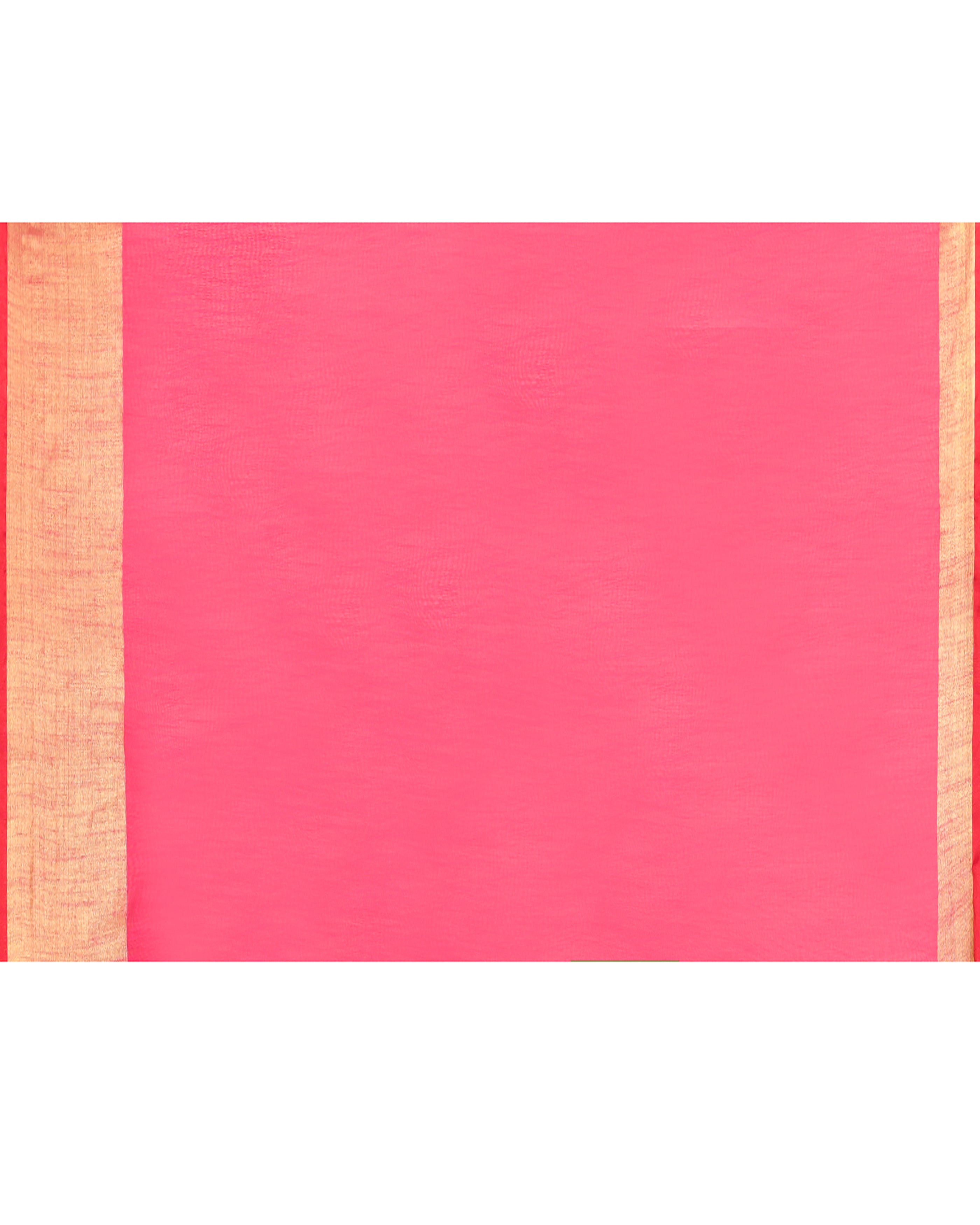 Piyari Fashion Women`s Cotton Silk Rani Pink Handloom Saree With Blouse
