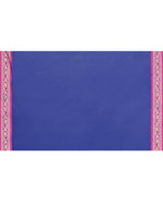 Thumbnail for Piyari Fashion Women`s Cotton Silk Royel Blue Handloom Saree With Blouse