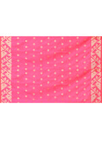 Thumbnail for Piyari Fashion Women`s Cotton Blend Rani Handloom Saree With Blouse