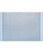 Thumbnail for Piyari Fashion Women's Off White Printed Cotton Saree With Zari Border