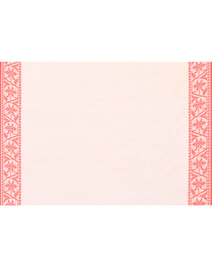 Piyari Fashion Women's White Cotton Handloom Saree - Distacart