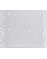 Thumbnail for Piyari Fashion Women`s White Hand Work Art Silk Jamdani Saree With Blouse