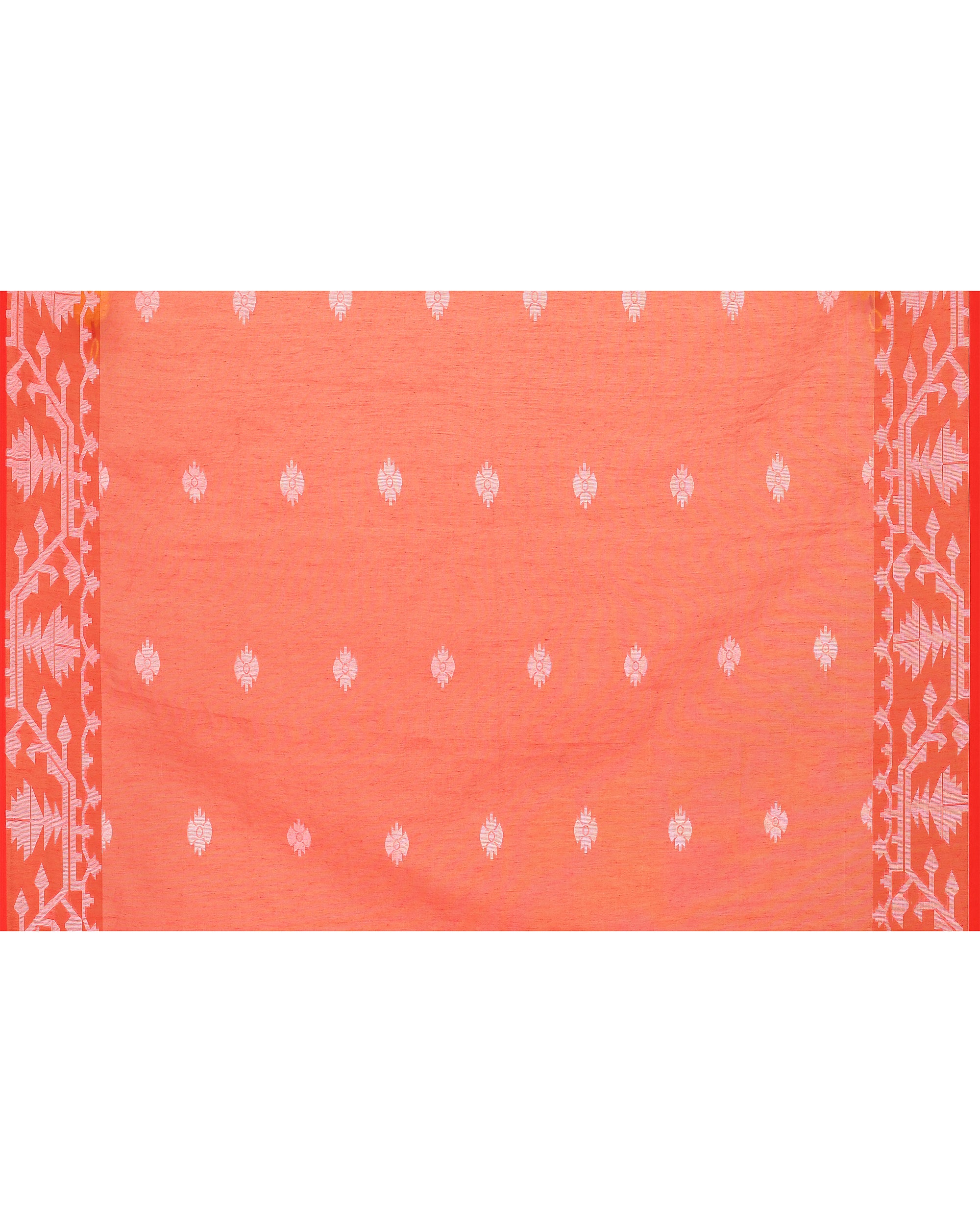 Piyari Fashion Women's Tan Resham Silk Jamdani Saree