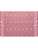 Thumbnail for Piyari Fashion Women's Purple Resham Silk Jamdani Saree