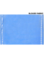 Thumbnail for Piyari Fashion Women's Love Border Turquoise Blue Tissue Saree With Blouse Piece