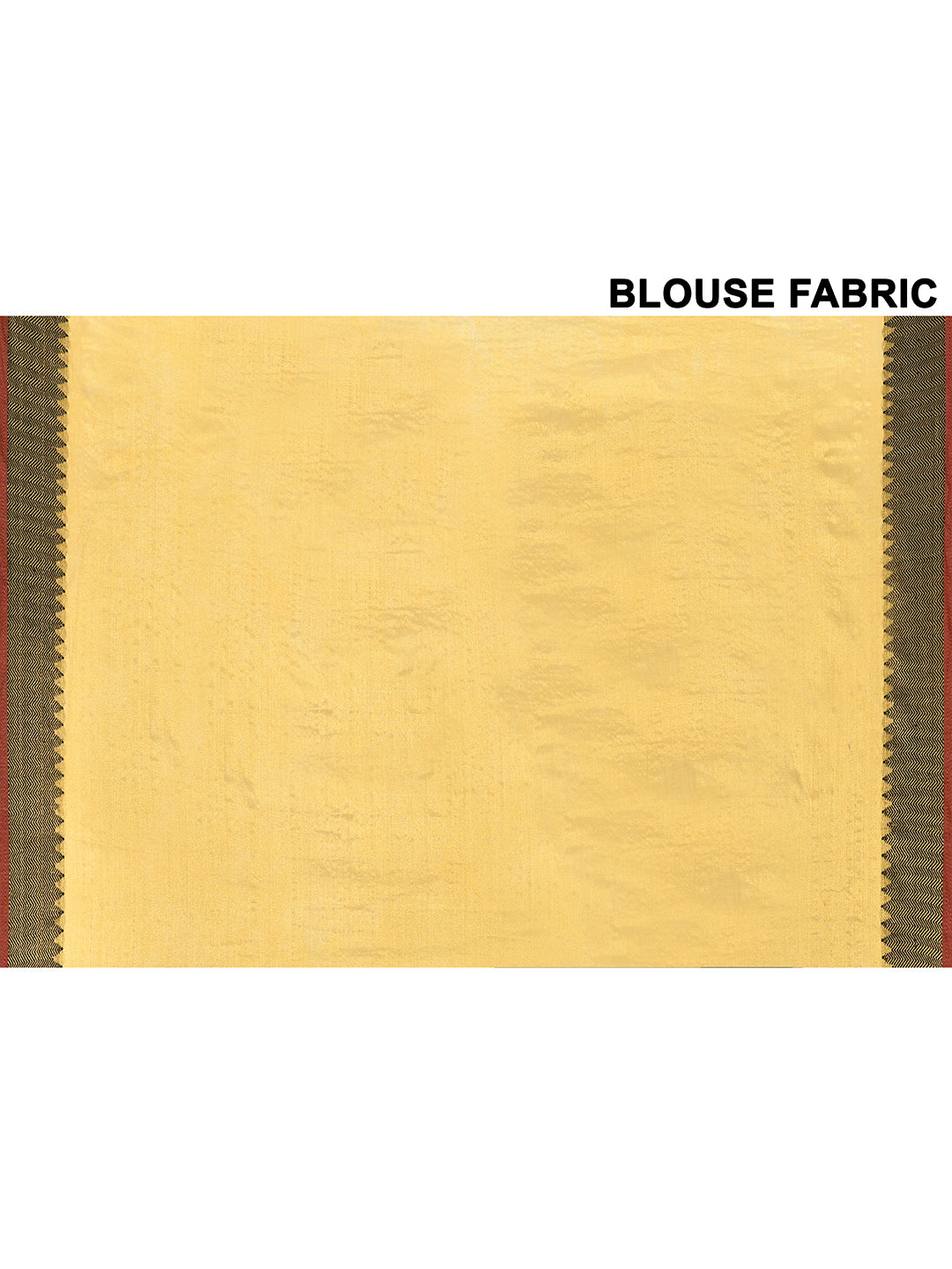 Piyari Fashion Women's Gold Organic Tissue Saree With Blouse Piece