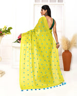 Thumbnail for Piyari Fashion Women's Lemon Exclusive Embroidery Saree