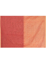 Thumbnail for Piyari Fashion Women`s Maroon Cotton Handloom Saree With Gold Zari Stripes