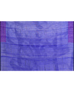 Thumbnail for Piyari Fashion Women's Blue Embellished Sequined Cotton Saree