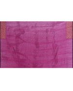 Thumbnail for Piyari Fashion Women's Magenta Embellished Sequined Cotton Saree