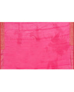 Thumbnail for Piyari Fashion Women's Rani Pink Embellished Sequined Cotton Saree