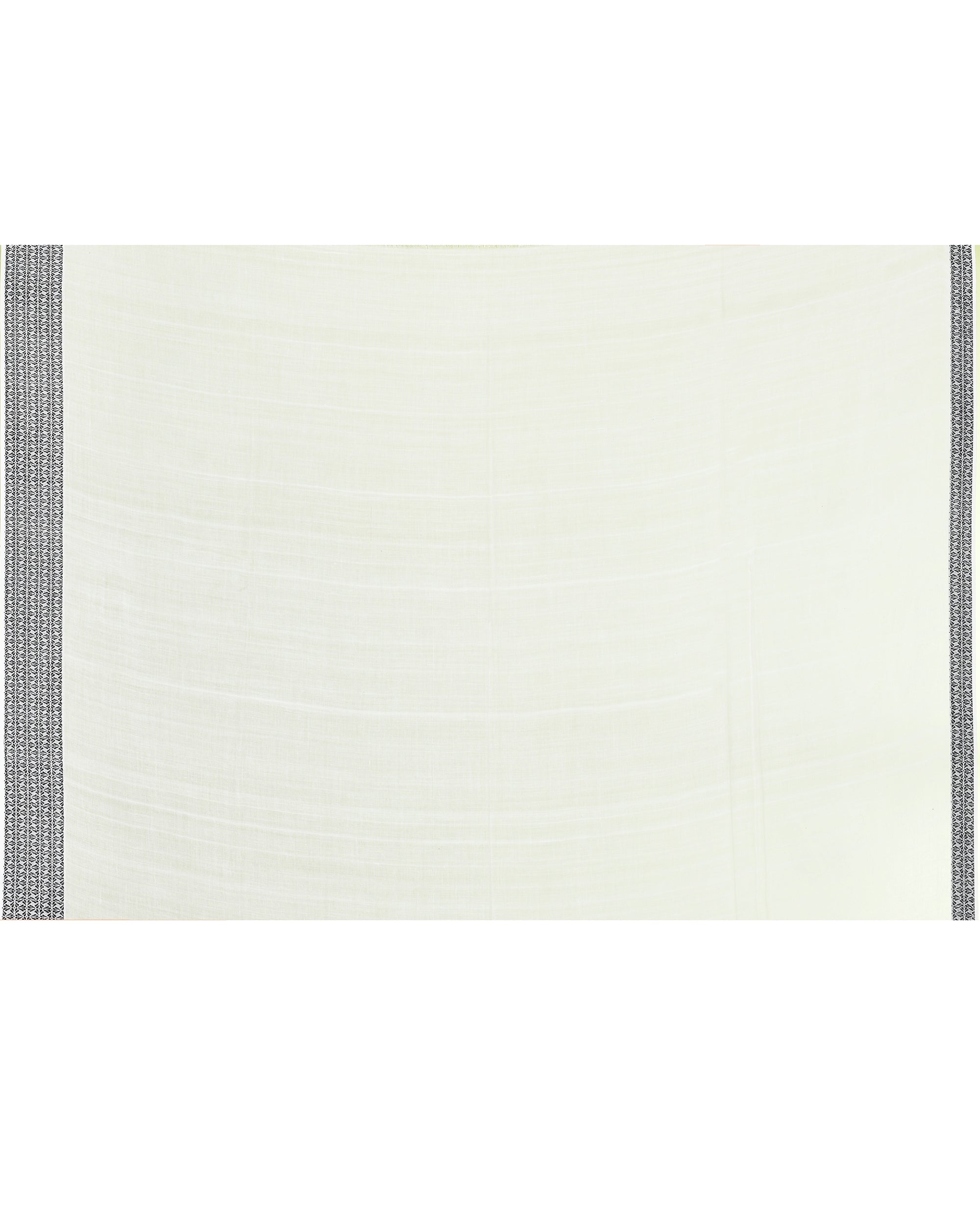 Piyari Fashion Women's White Embellished Cotton Saree