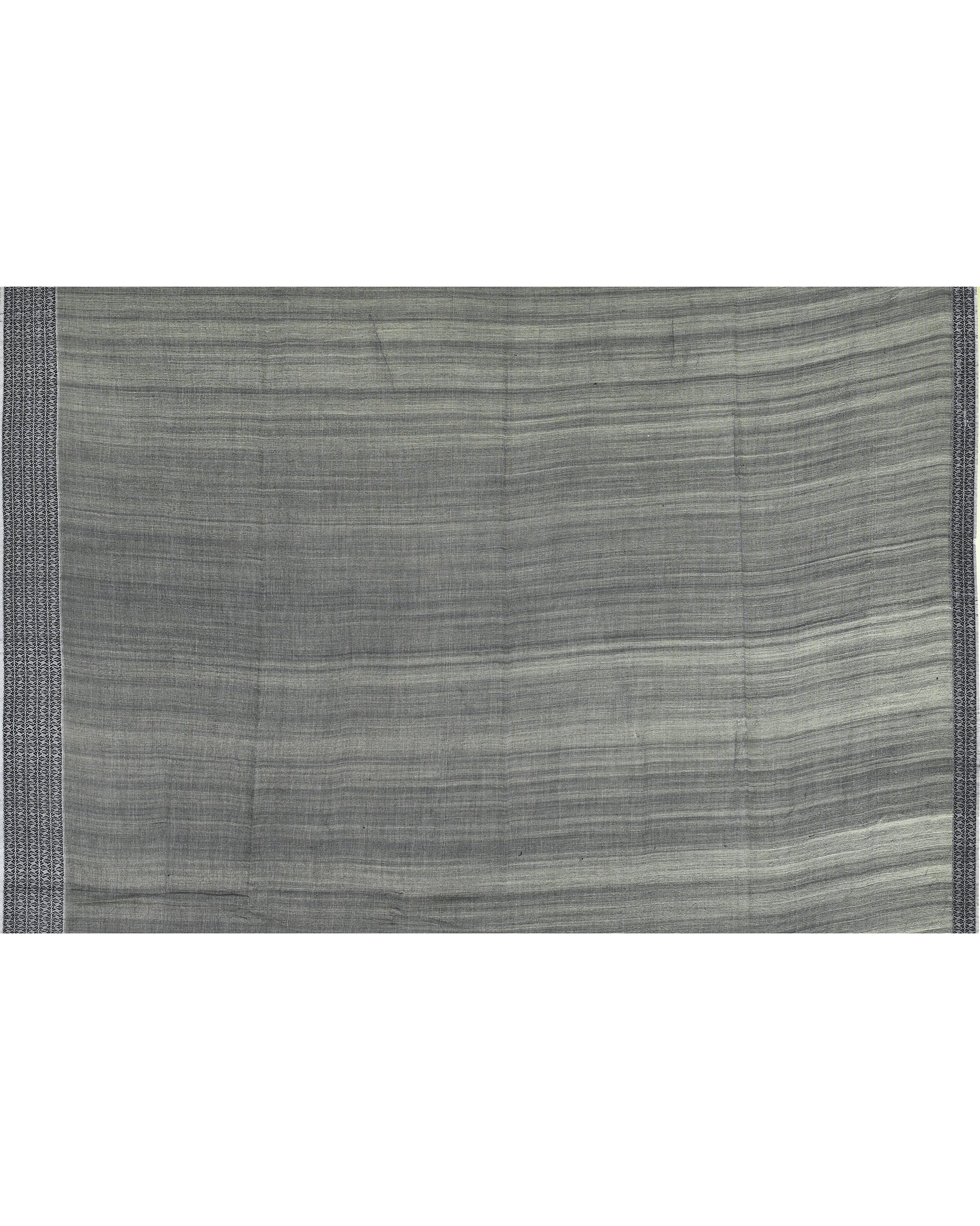 Piyari Fashion Women's Alabaster Embellished Sequined Cotton Saree