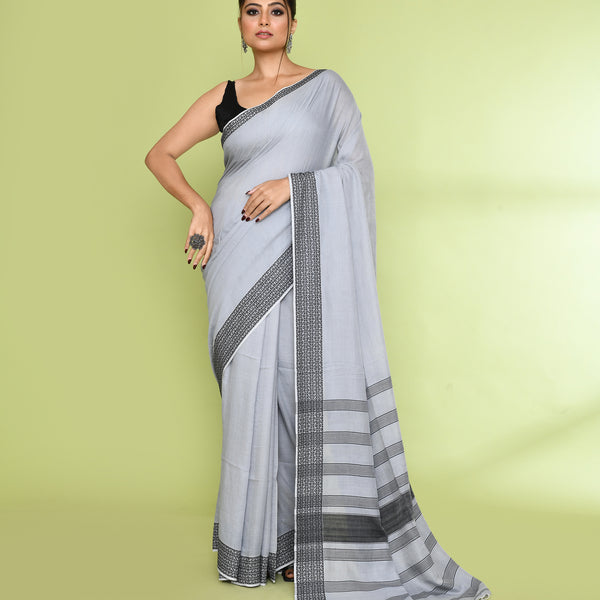 Piyari Fashion Women's Pearl Embellished Cotton Saree - Distacart