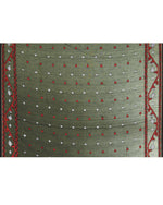 Thumbnail for Piyari Fashion Women's Black Embellished Jamdani Cotton Saree