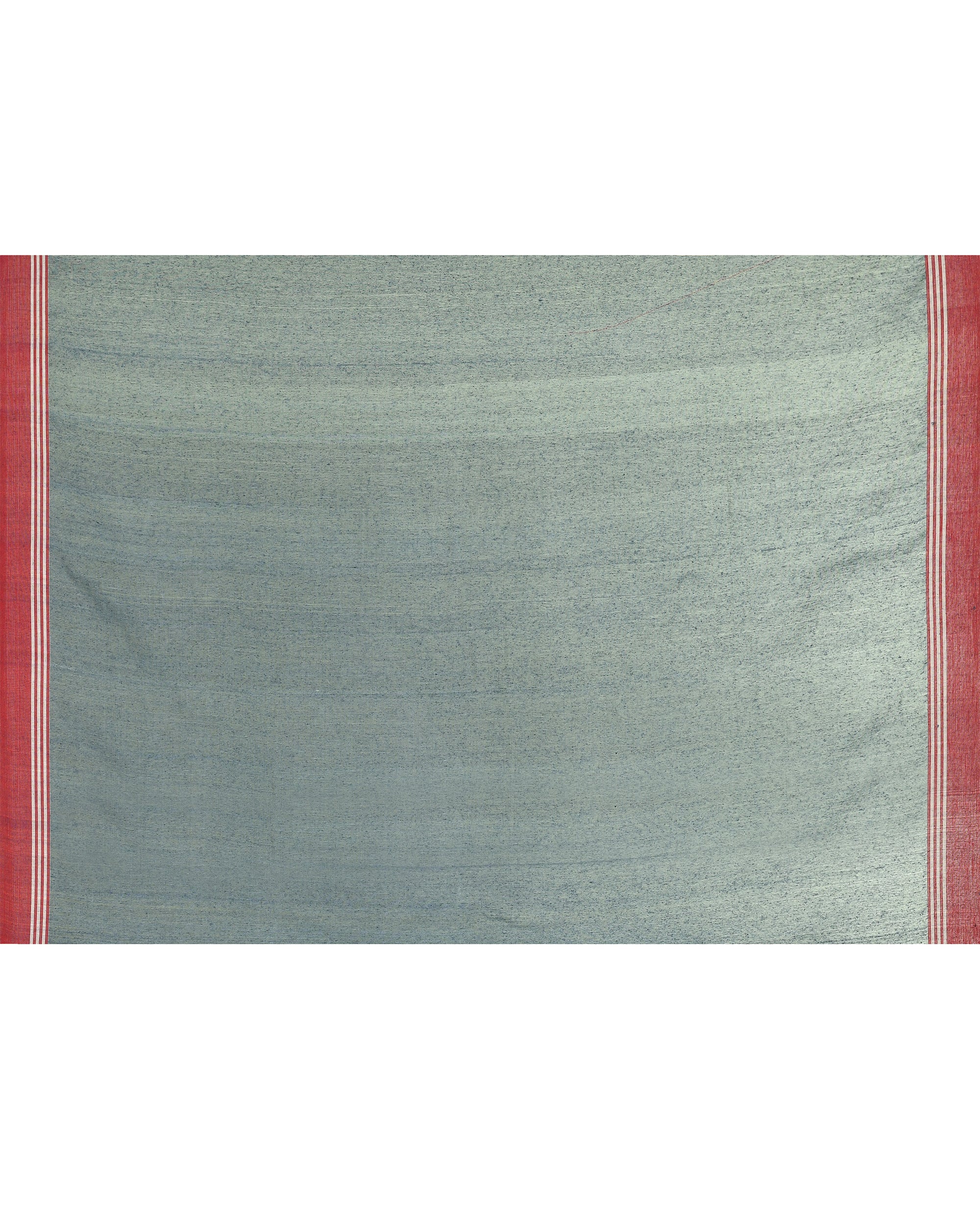 Piyari Fashion Women's Blue Grey Embellished Matka Silk Jamdani Saree