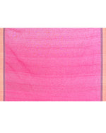 Thumbnail for Piyari Fashion Women's Rani Pink Embellished Matka Silk Jamdani Saree