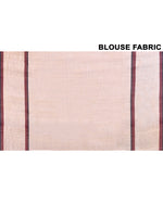 Thumbnail for Piyari Fashion Off White Tussar Silk Jamdani Saree With Blouse Piece
