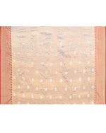 Thumbnail for Piyari Fashion Women's Golden Zari Cotton Tissue Jamdani Saree