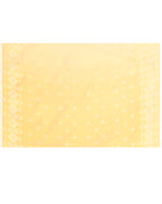 Thumbnail for Piyari Fashion Women's Yellow Zari Cotton Tissue Jamdani Saree