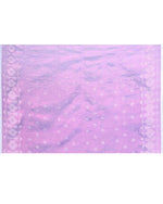 Thumbnail for Piyari Fashion Women's Purple Zari Cotton Tissue Jamdani Saree