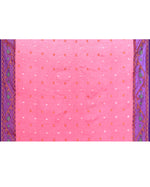 Thumbnail for Piyari Fashion Women's Pink Zari Cotton Tissue Jamdani Saree