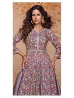 Thumbnail for Aarshi Fashions Purple Shimmer Wedding Gowns