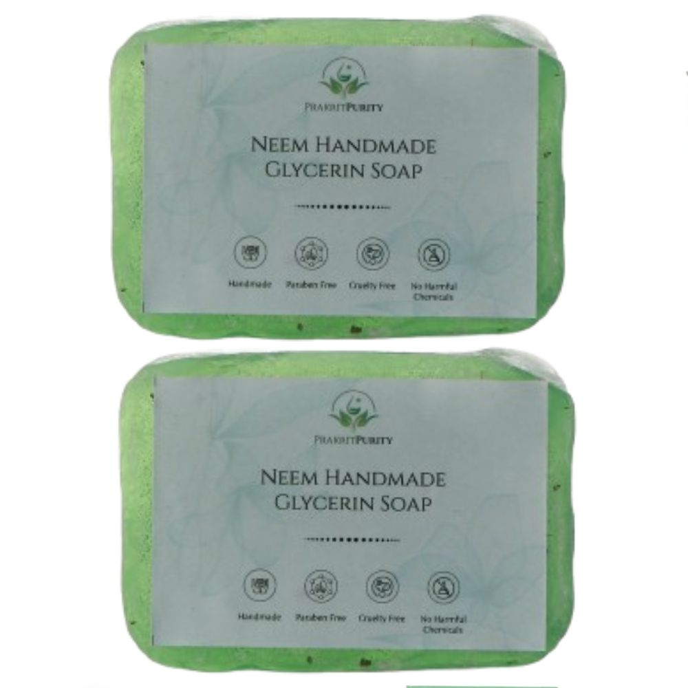 PrakritPurity Neem Handmade Glycerin Soap - Distacart