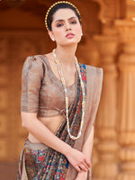 Thumbnail for NOZ2TOZ Women's Silk Blend Multi Color Woven Design Designer Saree With Blouse Piece - Distacart