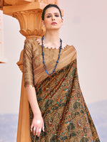 Thumbnail for NOZ2TOZ Women's Silk Blend Multi Color Woven Design Designer Saree With Blouse Piece - Distacart