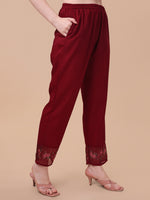 Thumbnail for Embroidered Kurta With Pant & Dupatta Set, Multicolor - Hiral Fashion - Distacart