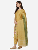 Thumbnail for Embroidered Kurta With Pant & Dupatta Set, Multicolor - Hiral Fashion - Dista