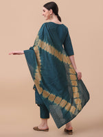 Thumbnail for Embroidered Kurta With Pant& Dupatta Set, Multicolor - Hiral Fashion - Distacart