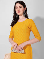Thumbnail for Thread Embroidered Kurta, Multicolor - Hiral Fashion - Distacart