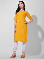 Thumbnail for Thread Embroidered Kurta, Multicolor - Hiral Fashion - Distacart