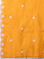 Thumbnail for Nayra Cut Chikankari Embroidered Kurta With Pant And Dupatta Set, Multicolor - Hiral Fashion - Dista