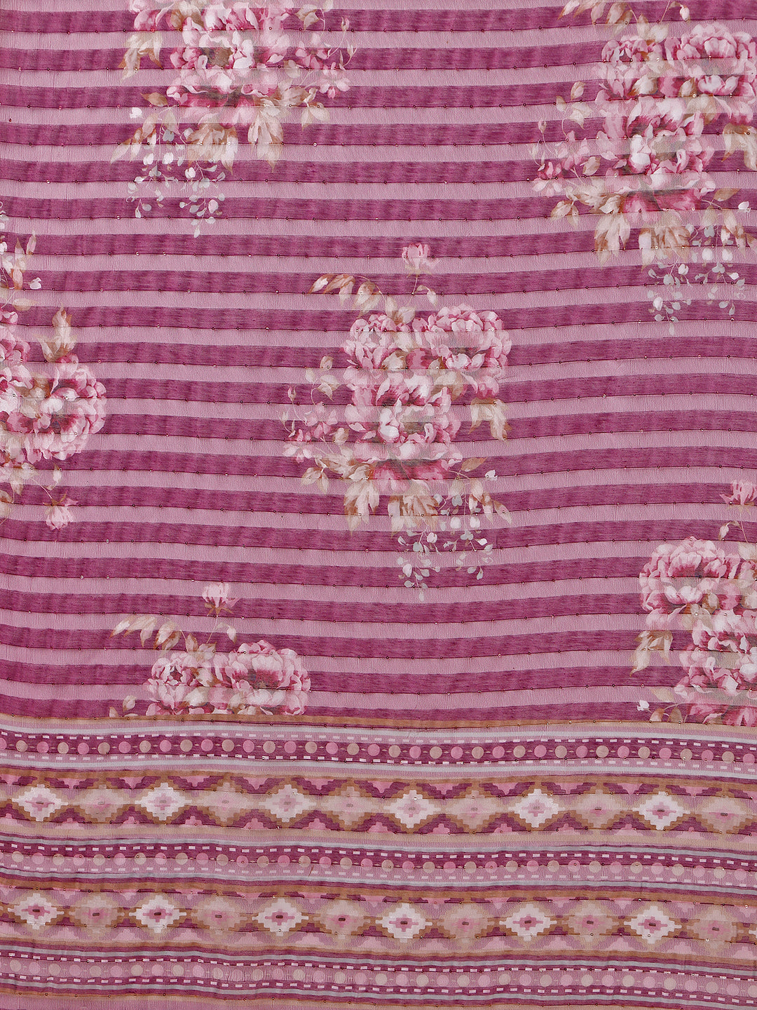 Hand Embroidered Kurta With Pant And Organza Printed Dupatta Set, Multicolor - Hiral Fashion - Dista