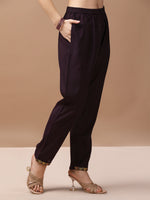 Thumbnail for Alia Cut Hand Embroidered Kurta With Pant & Dupatta Premium, Multicolor - Hiral Fashion - Distacart