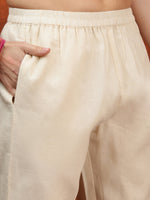 Thumbnail for Chikankari & Embroidered Kurta With Pant & Printed Dupatta, White - Hiral Fashion - Distacart
