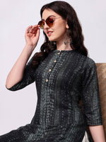 Thumbnail for Shibori Printed Casual Wear Kurta, Multicolor - Hiral Fashion - Dista