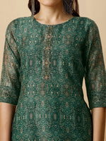 Thumbnail for Printed Kurta With Pant And Dupatta Set, Multicolor - Hiral Fashion - Distacart