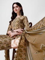 Thumbnail for Printed Green Kurta Pant & Dupatta Set, Multicolor - Hiral Fashion - Distacart