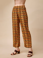 Thumbnail for Placement Embroidered Chevron Printed Asymmetric Co-Ords, Multicolor - Hiral Fashion - Distacart