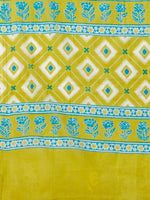 Thumbnail for Block Printed Cotton Kurta With Pant And Dupatta Set, Multicolor - Hiral Fashion - Distacart