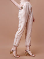 Thumbnail for Pure Muslin Banarasi Jacquard Kurta Trousers & Dupatta, Multicolor - Hiral Fashion - Distacart