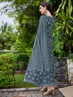 Thumbnail for Floral Printed Kurta With Pant & Dupatta Set, Multicolor - Hiral Fashion - Distacart