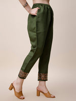 Thumbnail for Embroidered Kurta With Pant And Printed Dupatta Set, Multicolor - Hiral Fashion - Distacart