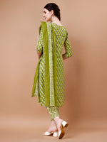 Thumbnail for Embroidered & Floral Printed Kurta With Pant & Dupatta, Multicolor - Hiral Fashion - Distacart