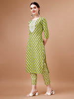 Thumbnail for Embroidered & Floral Printed Kurta With Pant & Dupatta, Multicolor - Hiral Fashion - Distacart